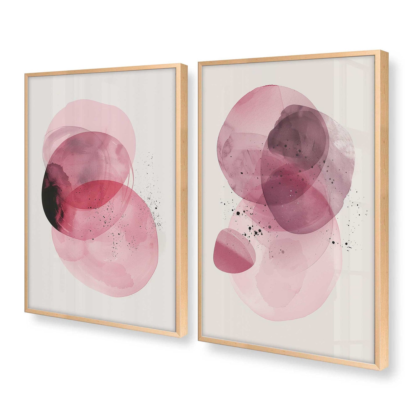 [Color:Raw Maple], Picture of art in a Raw Maple frame at an angle