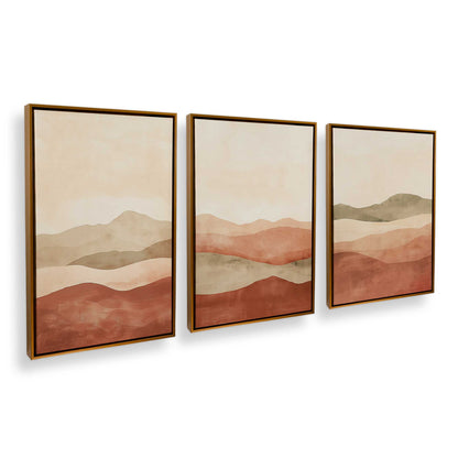 [Color:Polished Gold], Picture of art in a Polished Gold frame at an angle