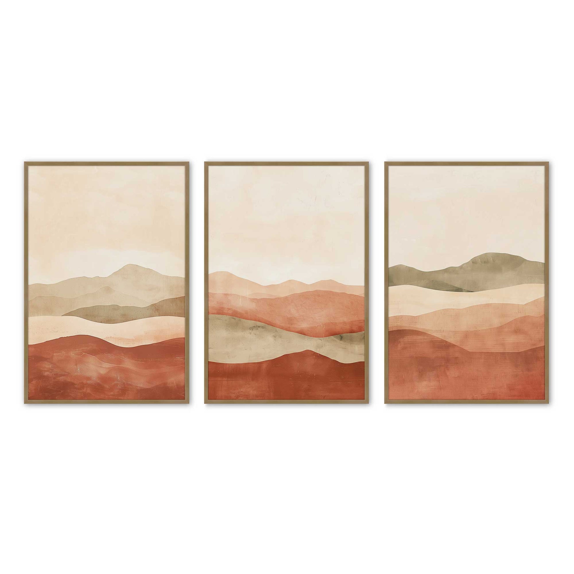 [Color:Brushed Gold], Picture of art in a Brushed Gold frame