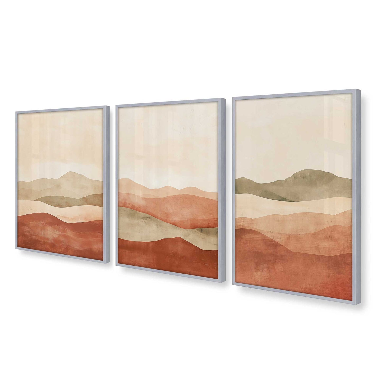 [Color:Polished Chrome], Picture of art in a Polished Chrome frame at an angle