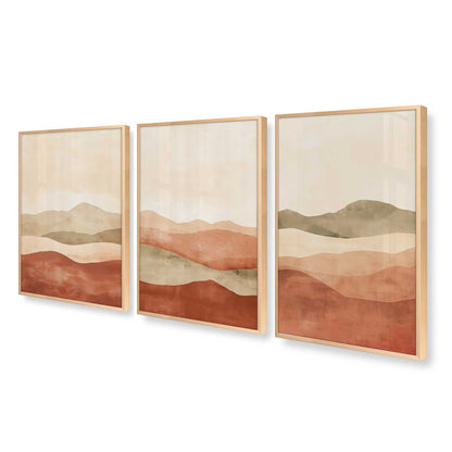 [Color:Raw Maple], Picture of art in a Raw Maple frame at an angle