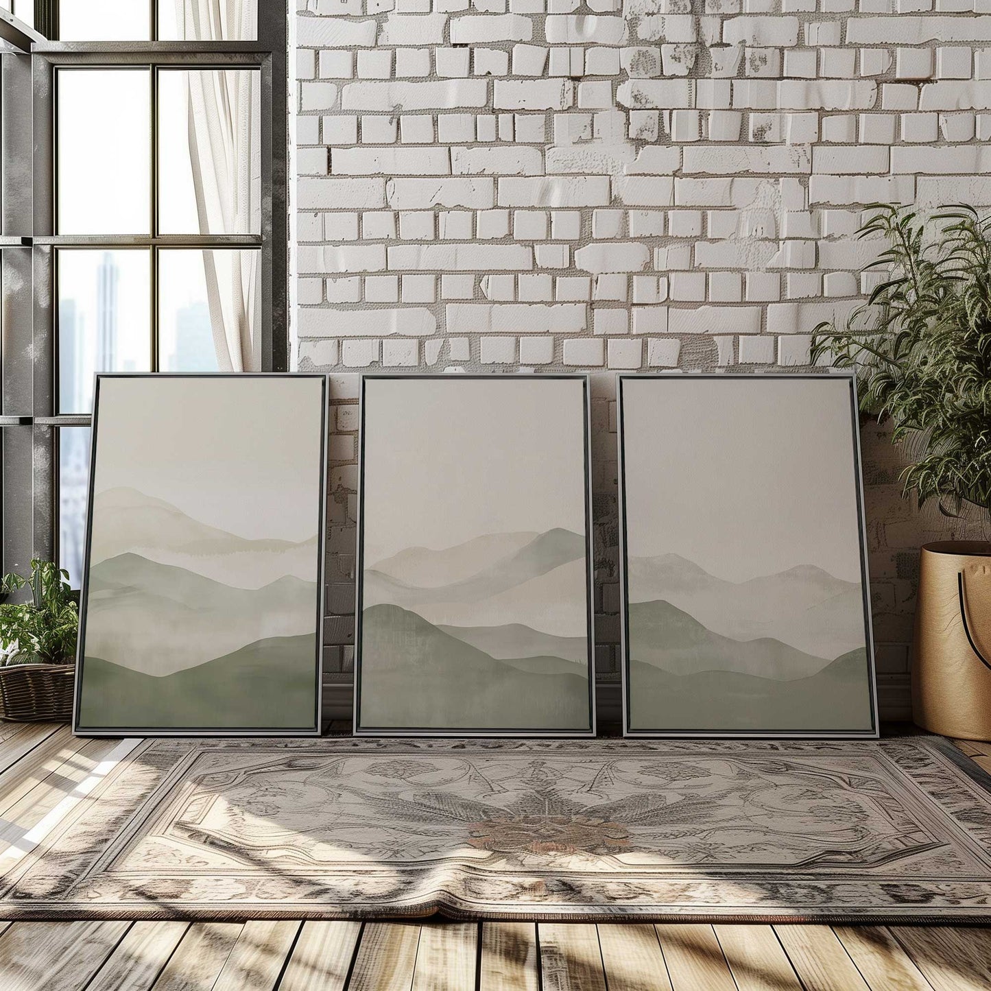 [Color:Satin Black], Picture of art in a Satin Black frame