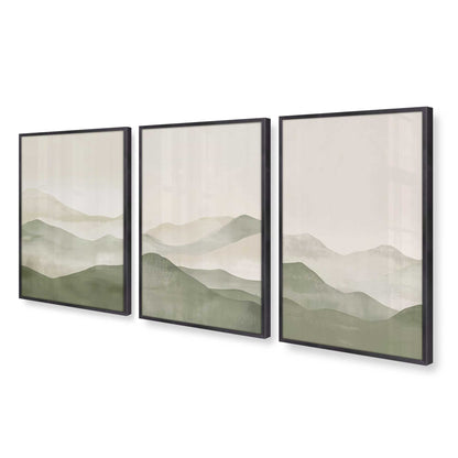 [Color:Weathered Zinc], Picture of art in a Weathered Zinc frame at an angle