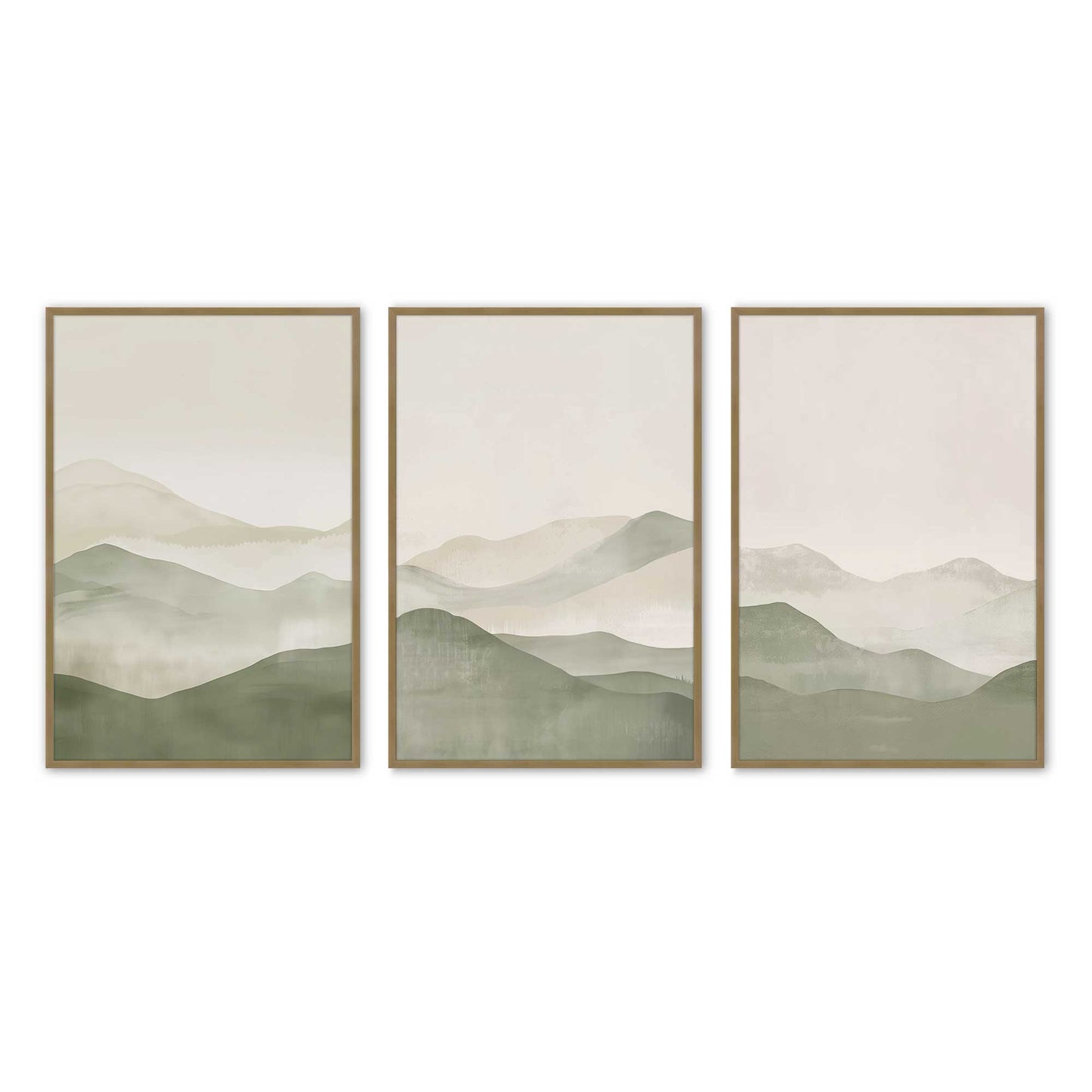 [Color:Brushed Gold], Picture of art in a Brushed Gold frame