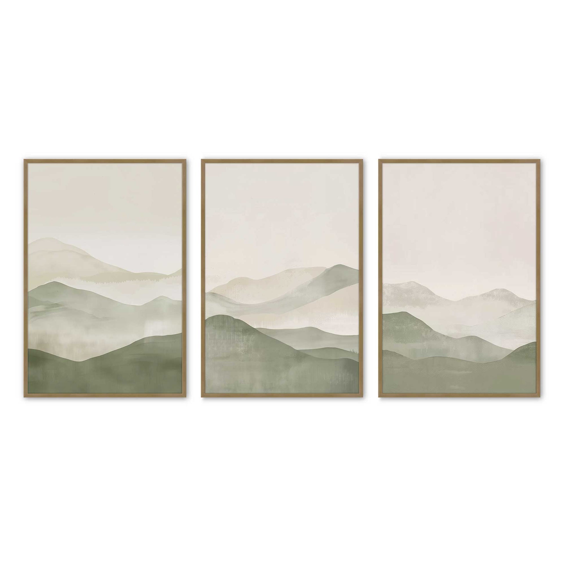 [Color:Brushed Gold], Picture of art in a Brushed Gold frame