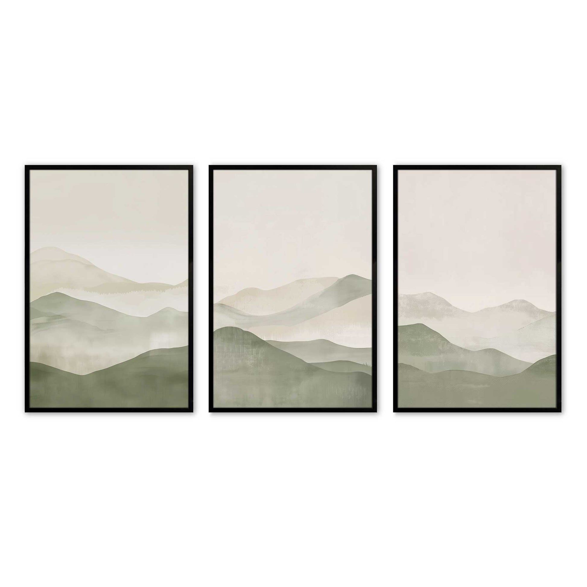 [Color:Satin Black], Picture of art in a Satin Black frame