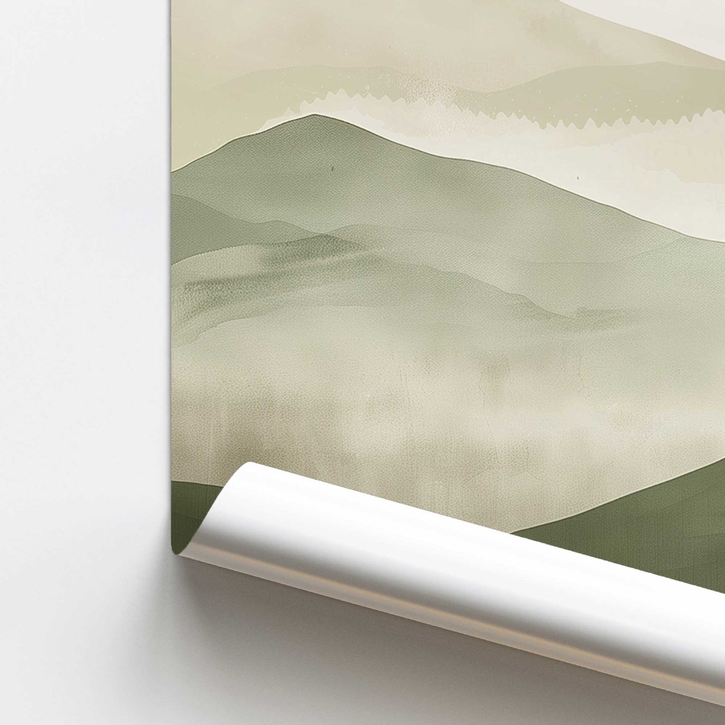 [color:Rolled Print], Picture of close up of art