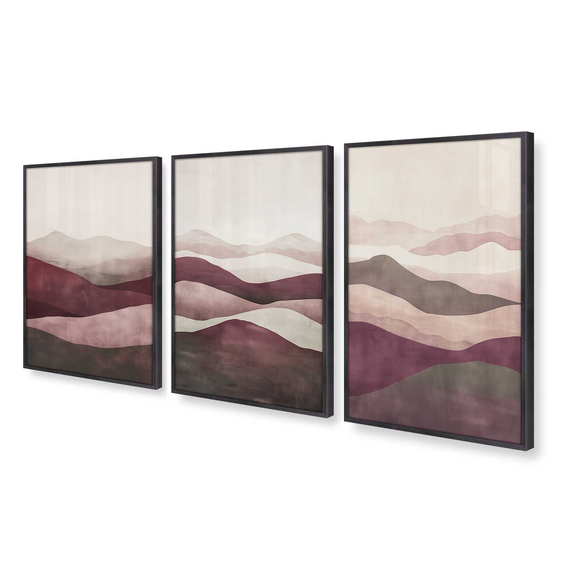 [Color:Weathered Zinc], Picture of art in a Weathered Zinc frame at an angle
