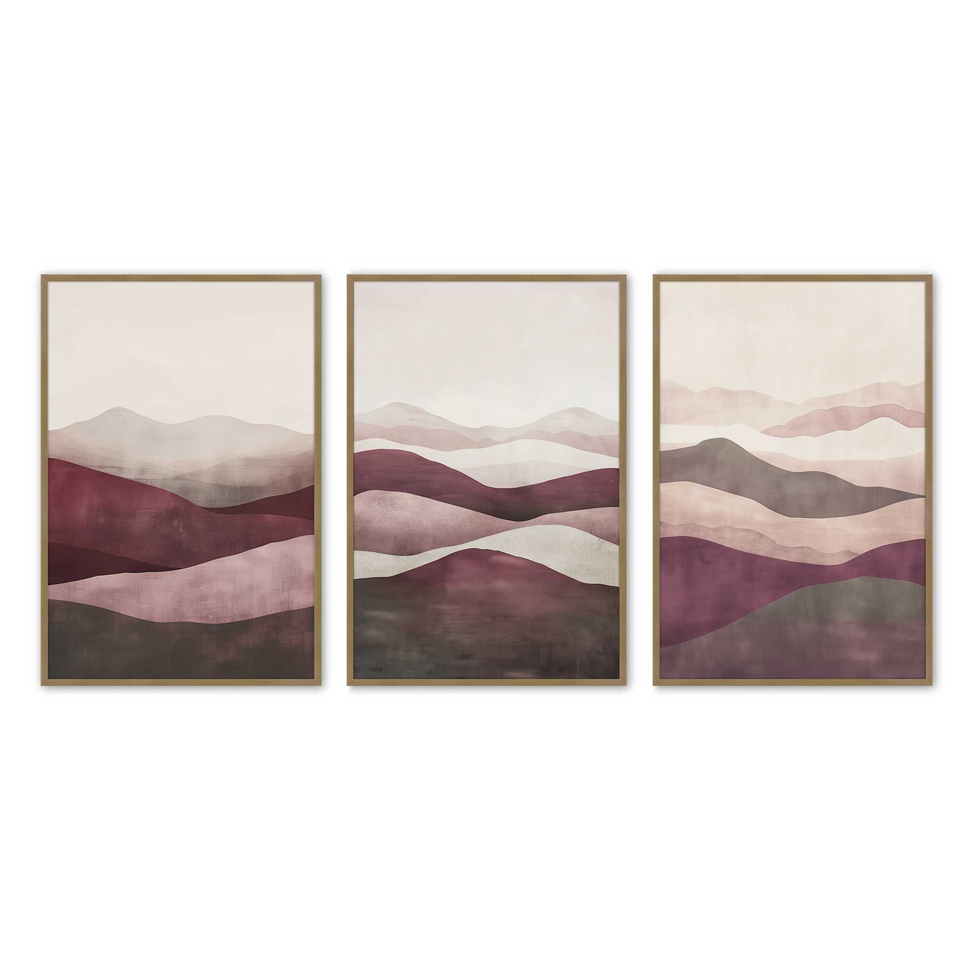 [Color:Brushed Gold], Picture of art in a Brushed Gold frame