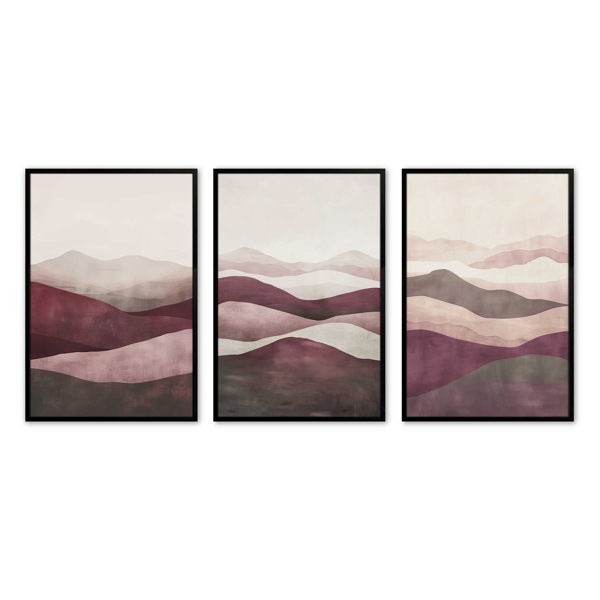 [Color:Satin Black], Picture of art in a Satin Black frame