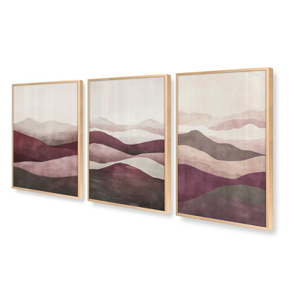 [Color:Raw Maple], Picture of art in a Raw Maple frame at an angle