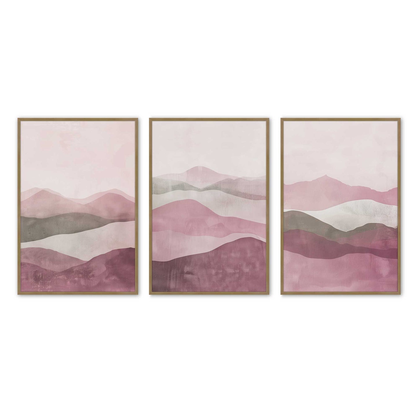 [Color:Brushed Gold], Picture of art in a Brushed Gold frame