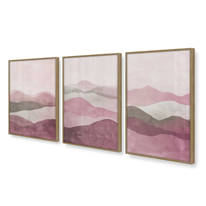 [Color:Brushed Gold], Picture of art in a Brushed Gold frame at an angle