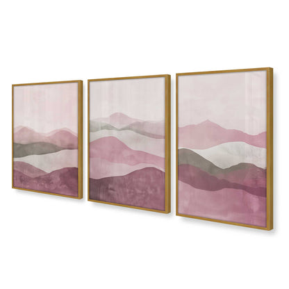 [Color:Polished Gold], Picture of art in a Polished Gold frame at an angle