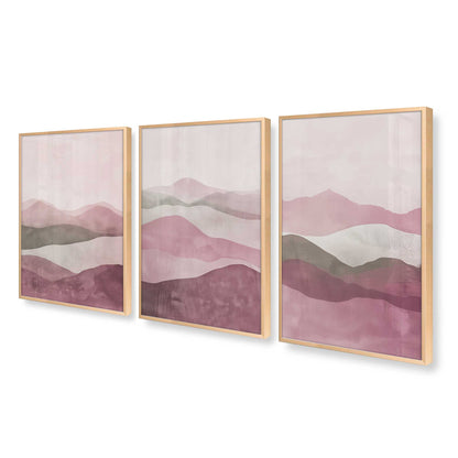 [Color:Raw Maple], Picture of art in a Raw Maple frame at an angle