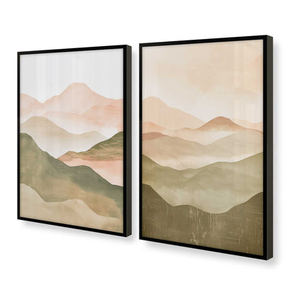 [Color:Satin Black], Picture of art in a Satin Black frame at an angle