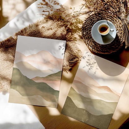 [color:Rolled Print], Picture in a room