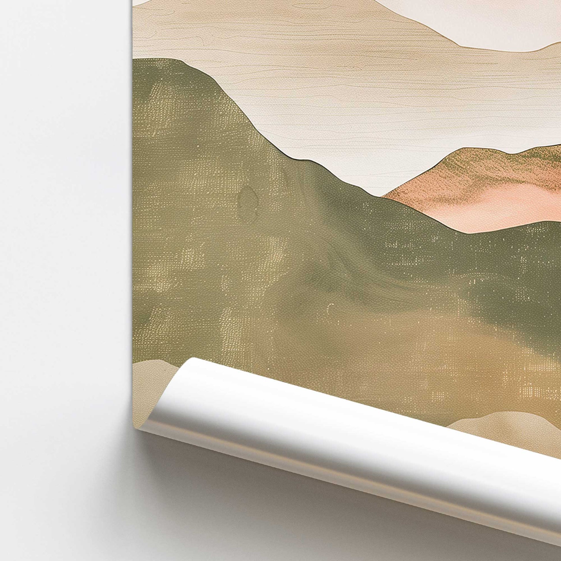 [color:Rolled Print], Picture of close up of art