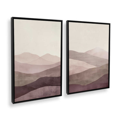 [Color:Satin Black], Picture of art in a Satin Black frame at an angle