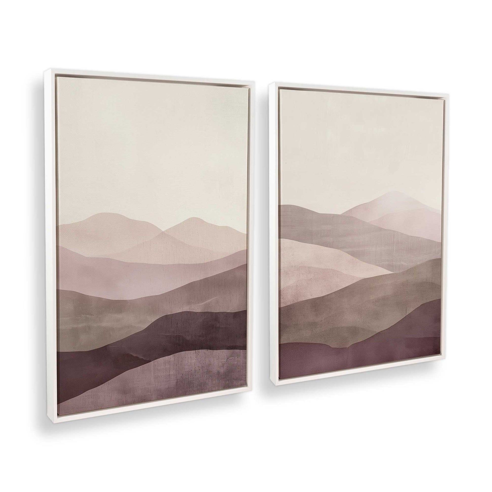 [Color:Opaque White], Picture of art in a White frame at an angle