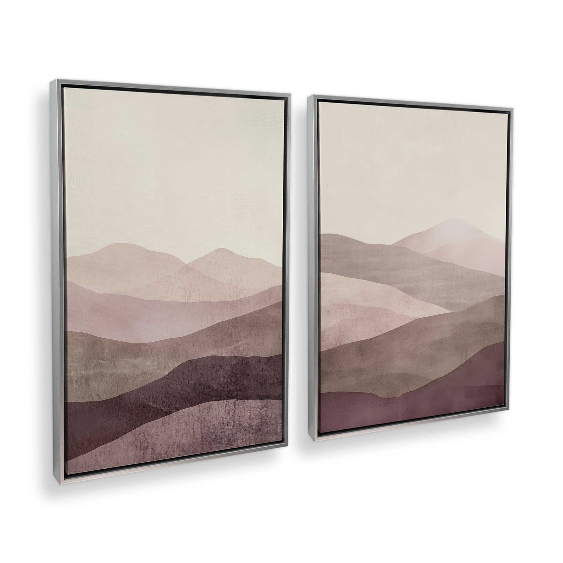 [Color:Polished Chrome], Picture of art in a Polished Chrome frame at an angle