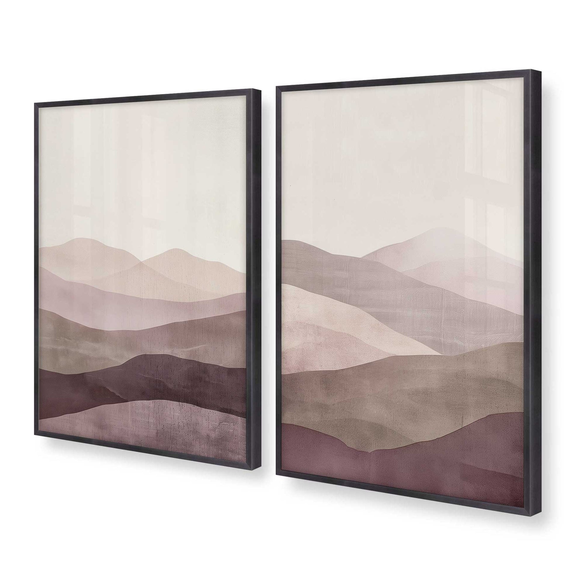 [Color:Weathered Zinc], Picture of art in a Weathered Zinc frame at an angle