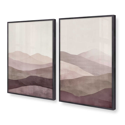 [Color:Weathered Zinc], Picture of art in a Weathered Zinc frame at an angle