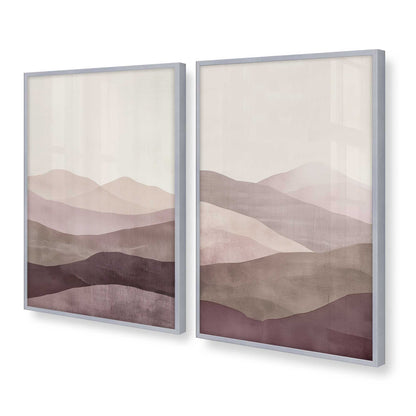 [Color:Polished Chrome], Picture of art in a Polished Chrome frame at an angle