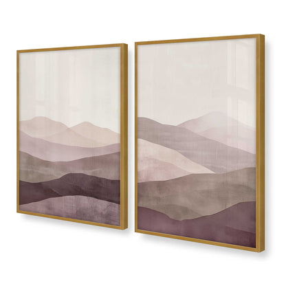 [Color:Polished Gold], Picture of art in a Polished Gold frame at an angle