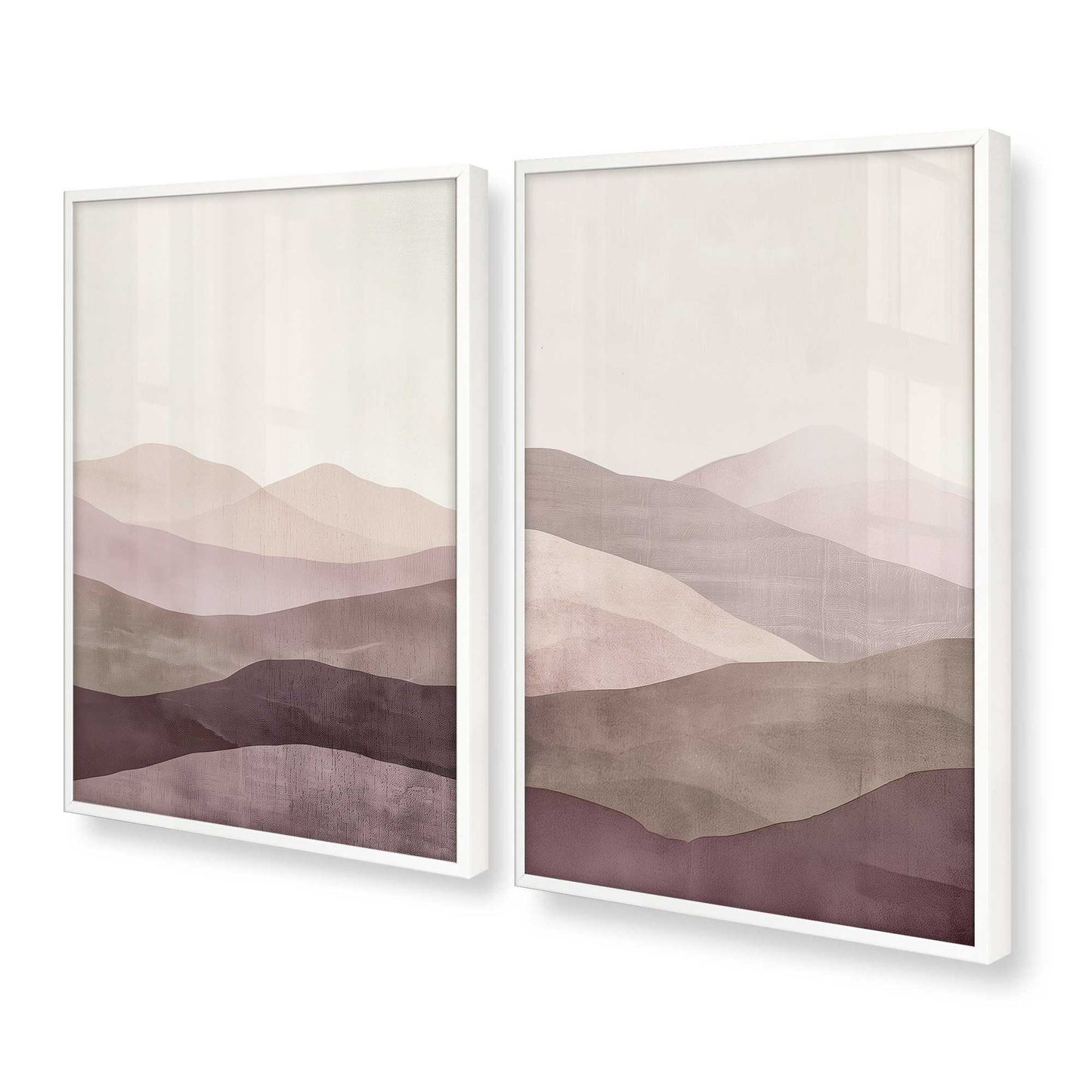 [Color:Opaque White], Picture of art in a Opaque White frame at an angle