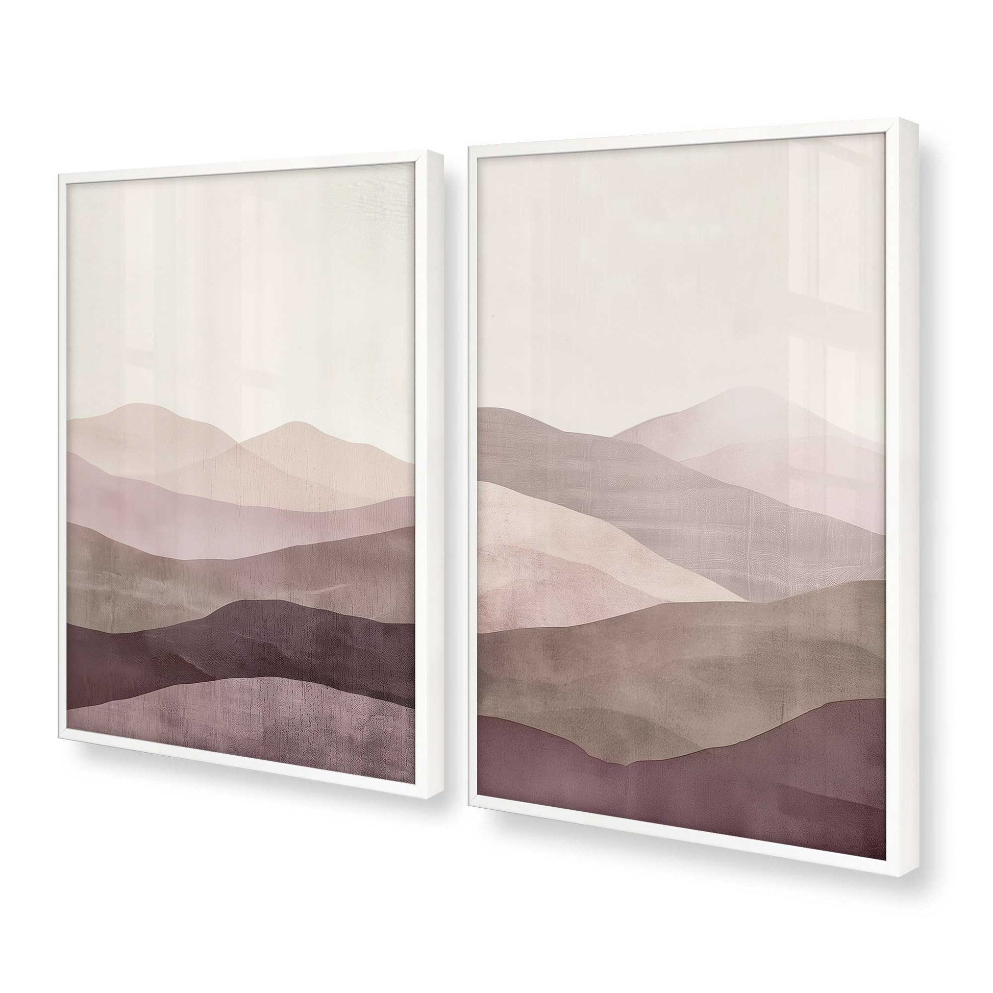 [Color:Opaque White], Picture of art in a Opaque White frame at an angle