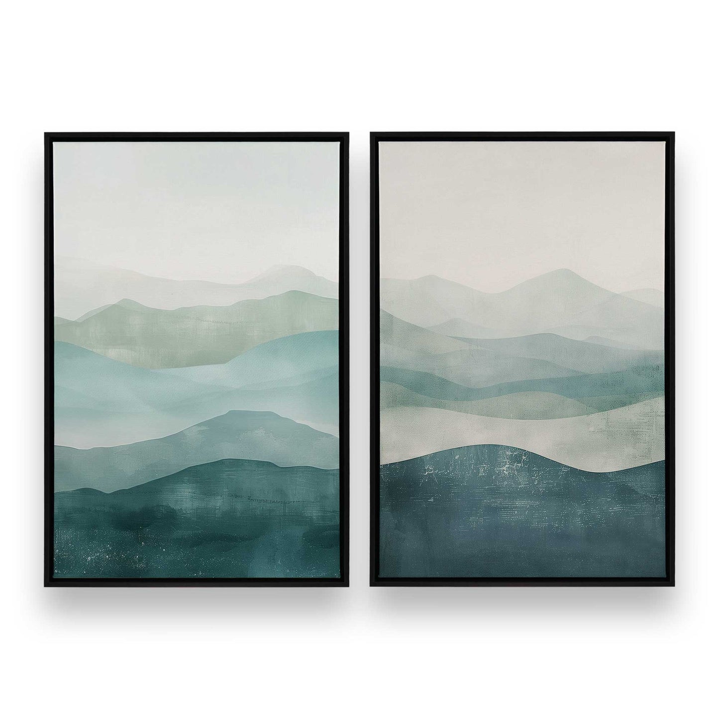 [Color:Satin Black], Picture of art in a Satin Black frame