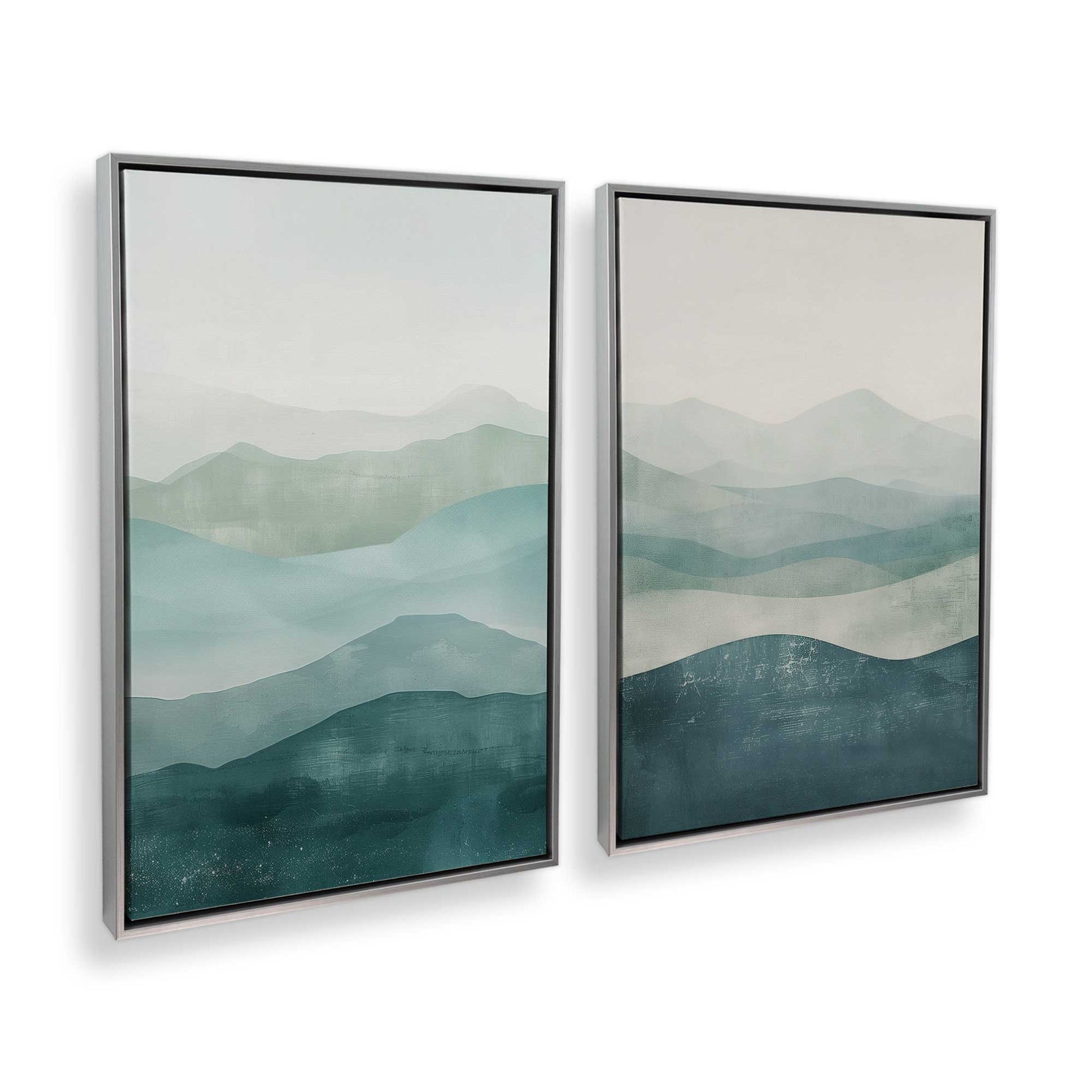 [Color:Polished Chrome], Picture of art in a Polished Chrome frame at an angle