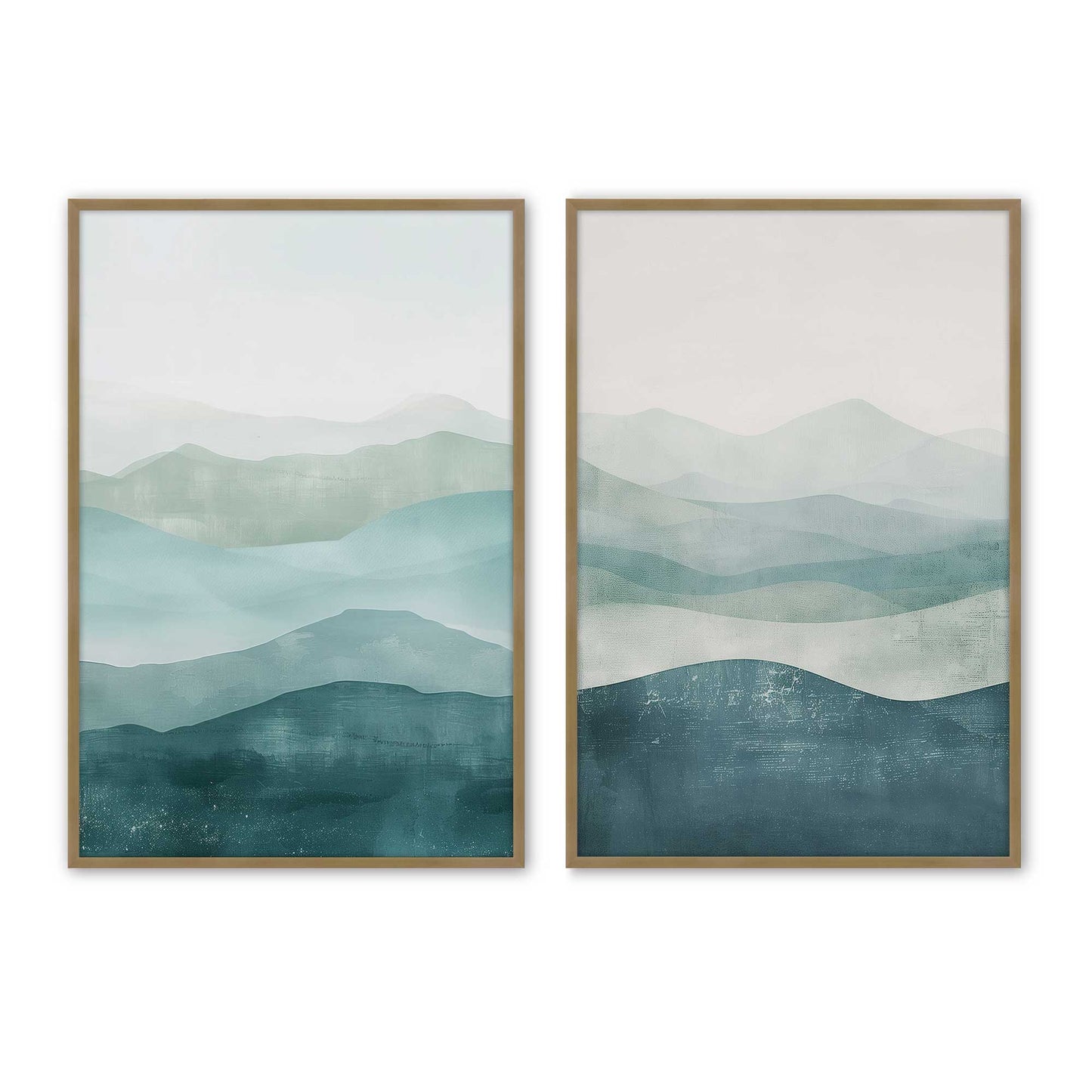 [Color:Brushed Gold], Picture of art in a Brushed Gold frame