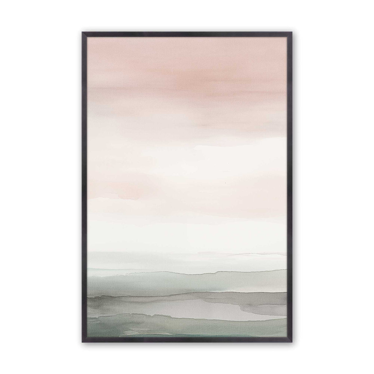 Pink Skies and Calm Seas Art Print, Set of 3