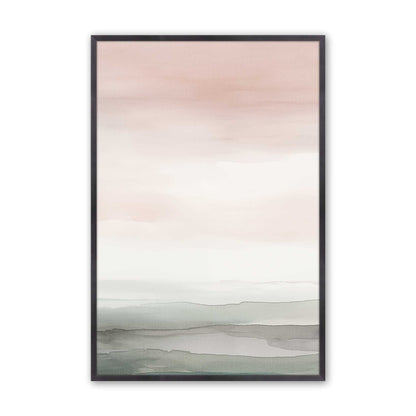 Pink Skies and Calm Seas Art Print, Set of 3
