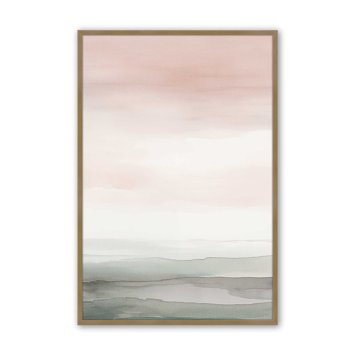 Pink Skies and Calm Seas Art Print, Set of 3