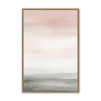 Pink Skies and Calm Seas Art Print, Set of 3