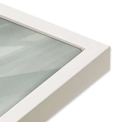 [Color:Opaque White], Picture of art in a Opaque White frame of the corner