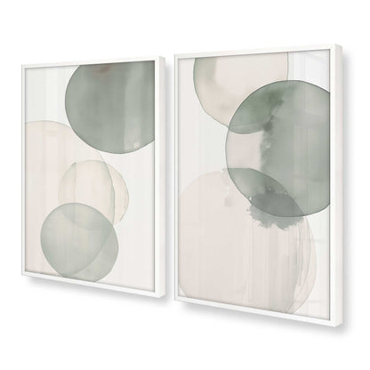 [Color:Opaque White], Picture of art in a Opaque White frame at an angle