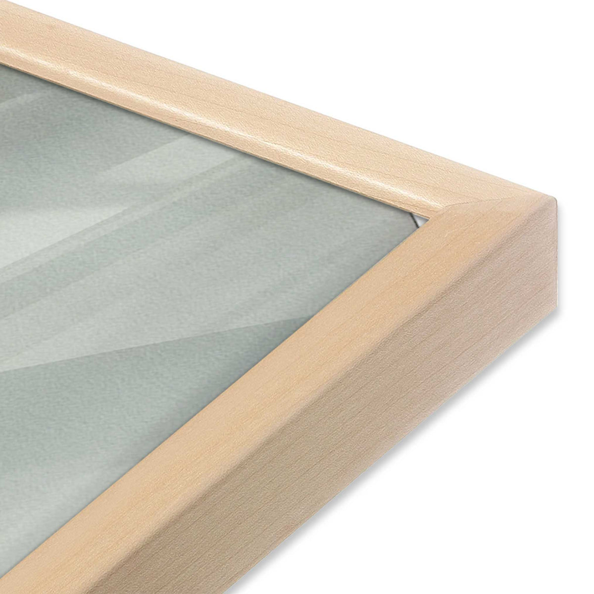 [Color:Raw Maple], Picture of art in a Raw Maple frame of the corner