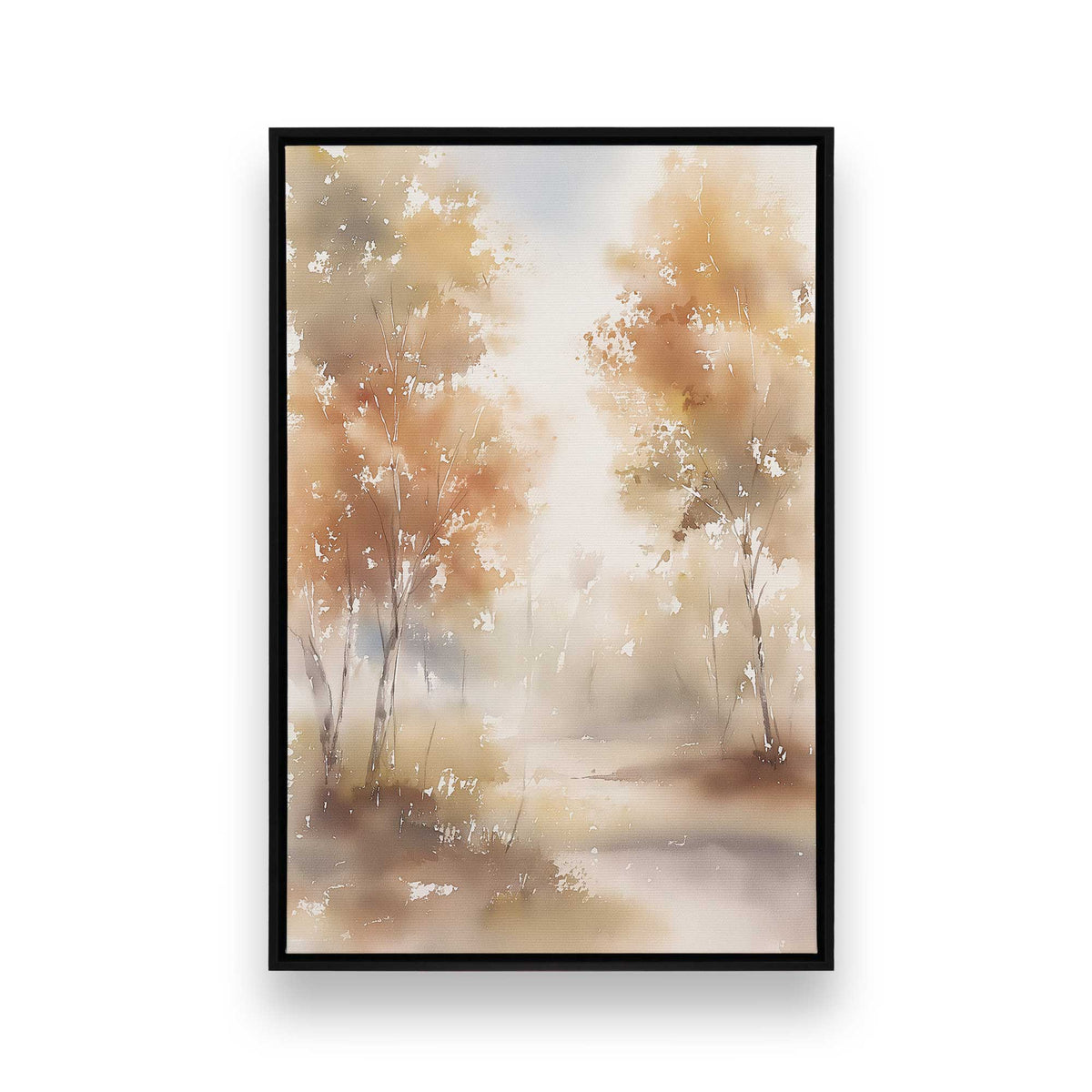 [Color:Satin Black], Picture of art in a Satin Black frame