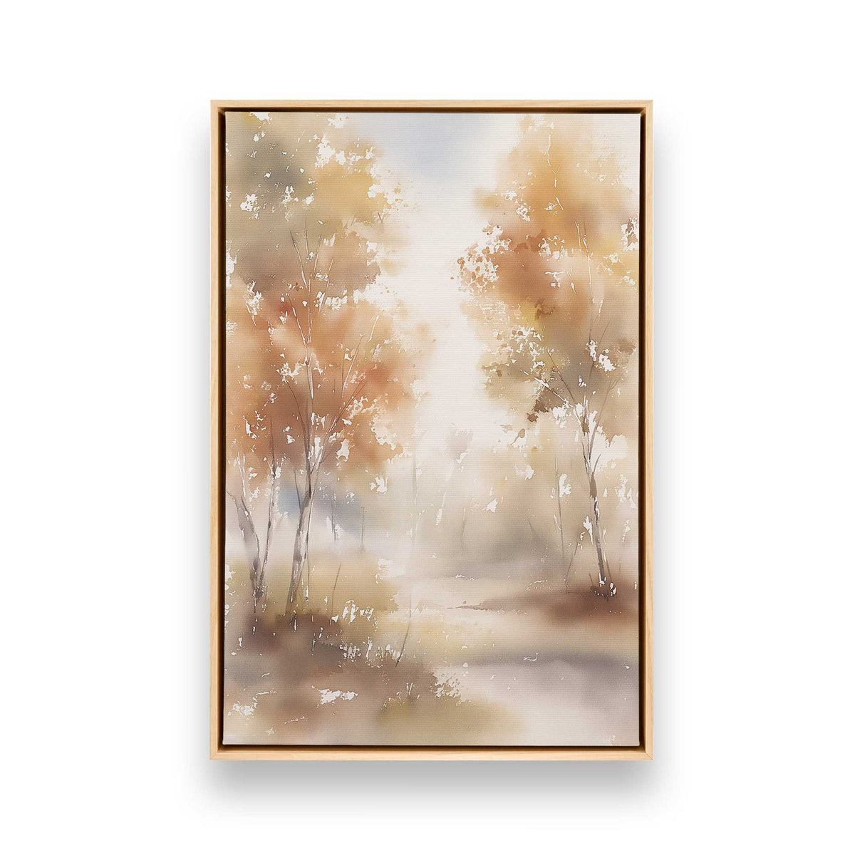 [Color:American Maple], Picture of art in a American Maple frame