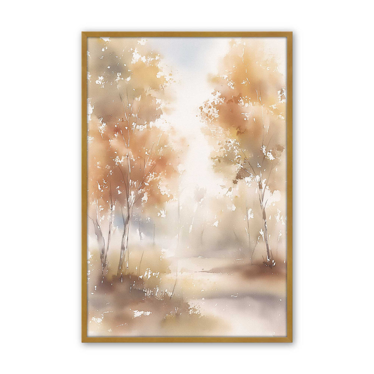 [Color:Polished Gold], Picture of art in a Polished Gold frame