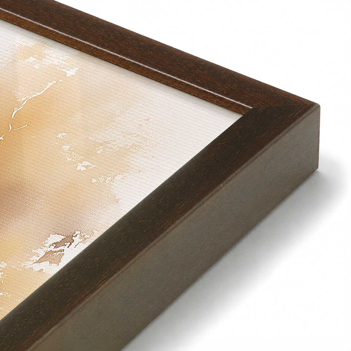 [Color:Belvinder Brown], Picture of art in a Belvinder Brown frame at an angle