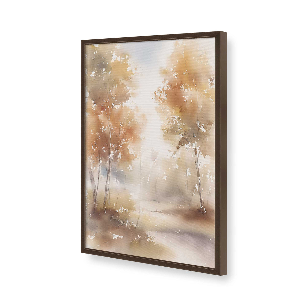 [Color:Belvinder Brown], Picture of art in a Belvinder Brown frame of the corner