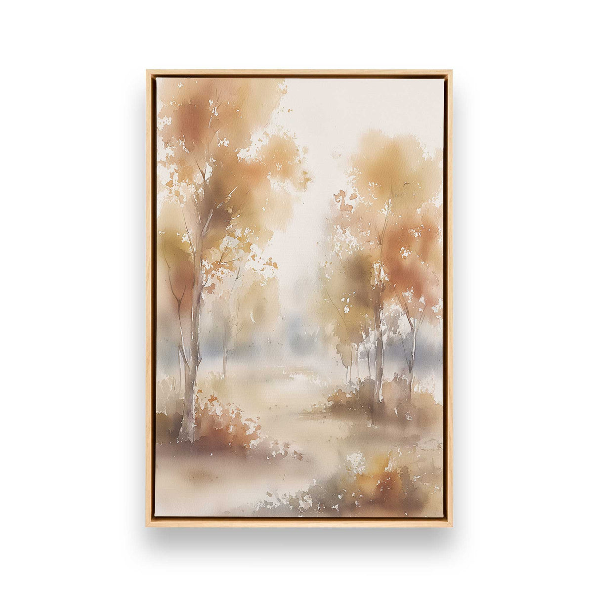 [Color:American Maple], Picture of art in a American Maple frame