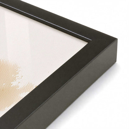 [Color:Satin Black], Picture of art in a Satin Black frame at an angle