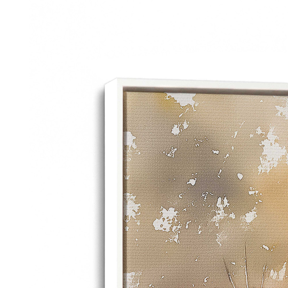 [Color:Opaque White], Picture of the corner of the art