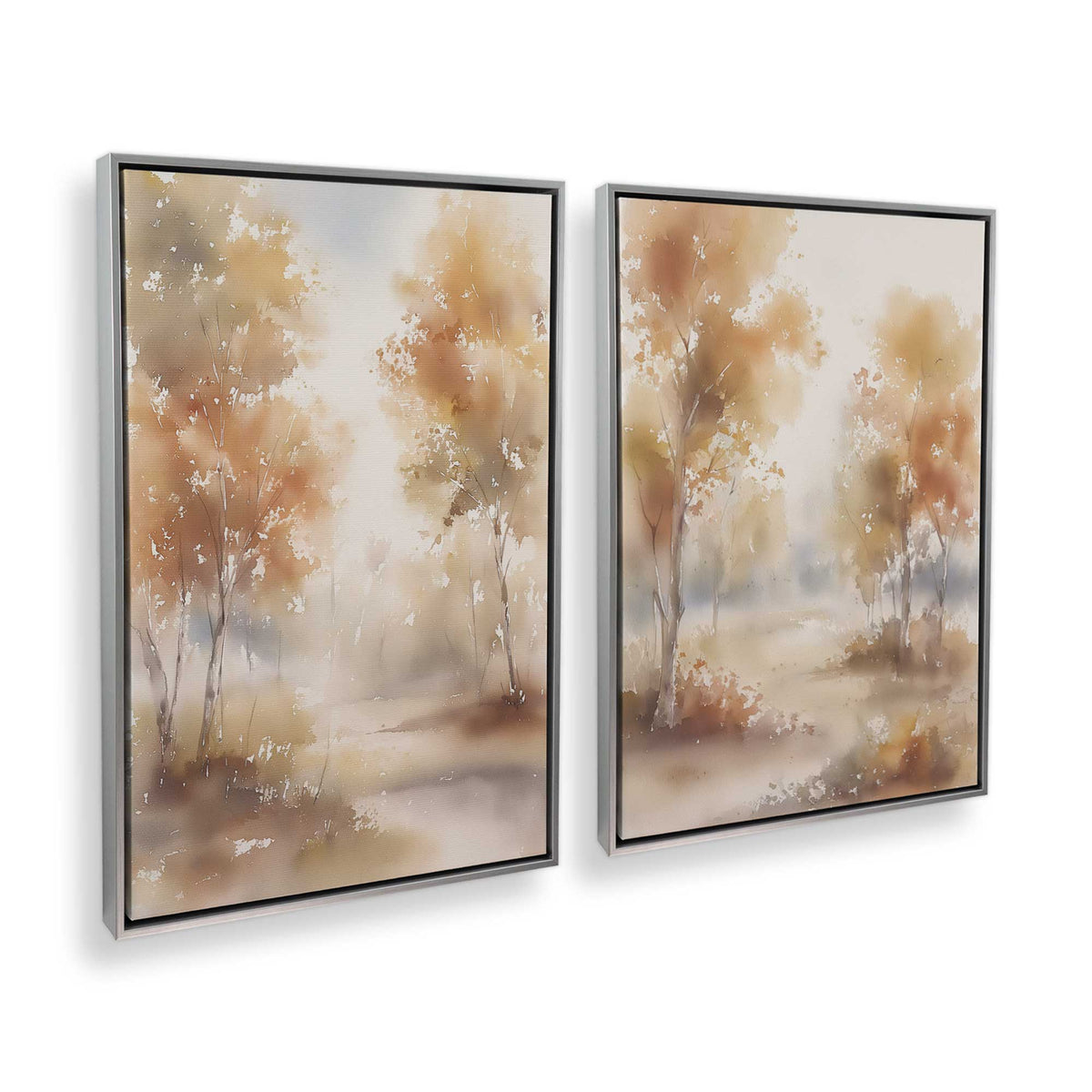 [Color:Polished Chrome], Picture of art in a Polished Chrome frame at an angle